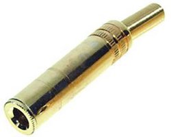 Złącze męskie jack 6,35 mm TRU COMPONENTS 1559777, Au (złoto), złącze, proste, 1 szt.