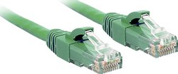 Kabel LAN LINDY 48053, 1 szt., RJ45, CAT 6, U/UTP, 15.00 m, zielony