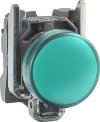 Lampka sygnalizacyjna LED Schneider Electric Harmony XB4BVB3, 24 V/DC/AC, IP66, zielony