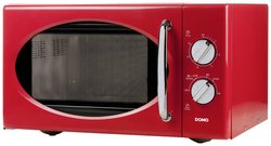 Mikrofalówka DOMO DO2925 900 W z funkcją timera czerwony