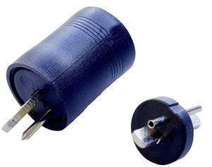 Złącze męskie głośnikowe 0205001 BKL Electronic 0205001 złącze męskie proste Ilość styków: 2  czarny 1 szt.
