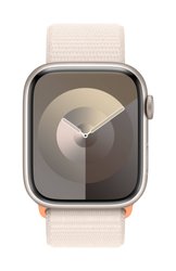 Apple Watch Series 9 GPS 45 mm Aluminiowa obudowa Starlight ze sportową pętlą Starlight Apple Watch Series 9 GPS 45 mm Obudowa aluminiowa Sport Loop Gwiezdne światło