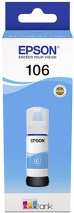 Epson C13T00R240 106 EcoTank Tusz do napełniania Pasujący drukarek marki: Epson Cyjan  70 ml