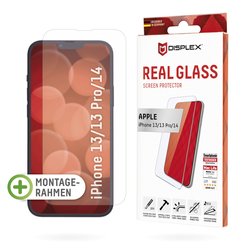 DISPLEX Real Glass Szkło ochronne na wyświetlacz iPhone 13, iPhone 13 Pro, iPhone 14 1 szt. 1698