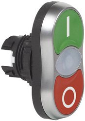 Przycisk podwójny BACO L61QH21, 53,9 mm, 22,3 mm, IP66, I / O