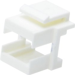 Ramka do panel krosowowego Keystone DIGITUS Professional LC, kolor biały Uchwyt keystone 1-krotny Digitus DN-BLIND-LC biały