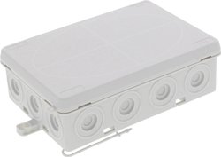 Skrzynka przyłączeniowa Wiska KA 016 LG, IP55, (D x S x W) 125 x 86 x 41 mm, szaro-biały (ral 7035), 1 szt.