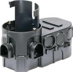 Puszka instalacyjna, (dł. x szer. x wys. ) 127 x 65 x 63/51 mm, Trudnopalna do 650 ° C