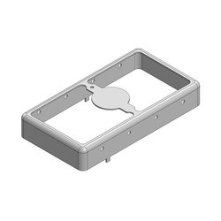 35,5 x 19 x 5,5 mm dwuczęściowa bezszwowa ramka osłony RF/osłony EMI (CRS) Ekranowa rama osłonowa Masach TECH EMI/RFI-Abschirmung MS355-10F, 1 szt.