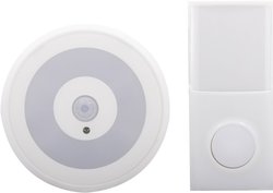 Dzwonek REV Funk-Steckdosengong mit Nachtlicht und, 433 MHz, 80 dBA, 50 m