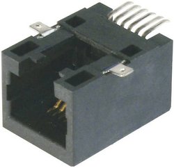 Gniazdo do zabudowy RJ12 TRU COMPONENTS TC-A-20041-LP/SMT-A-203 1586536  1 szt.