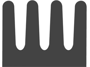 Radiator SMD Fischer Elektronik ICK SMD A 5 SA 123 K/W