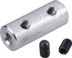 Złącze bezpośrednie granatowe wykonane z aluminium 14 x 30 mm Sprzęg Navy Reely 1372146, 1 szt.