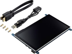 Moduł ekranu dotykowego TRU COMPONENTS TC-8589556 17.8 cm (7 cal) 800 x 480 Pixel Pasuje do: Raspberry Pi, Banana Pi