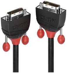 Kabel Lindy 36250 DVI 0,5m DVI-D Czarny Kabel LINDY 36250, 0.50 m