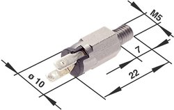 Mini-Przełącznik ciśnieniowy, zakres ciśnienia 0 - 10 bar Norgren 9950501 Połączenie przepływowe M5 Przełączanie ciśnienia (zakres) 0 do 20 bar