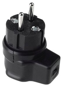 Wtyczka z uziemieniem Bachmann 740.017, IP44