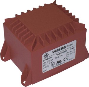 Transformator do płytki drukowanej Weiss Elektrotechnik 85/405  25,0VA 230V / 24V / 1042