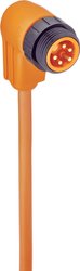 Złącze konfekcjonowane czujnika/aktuatora Lumberg Automation RSW 50-04/2 M 98580, piny: 4+PE, 2.00 m, 1 szt.