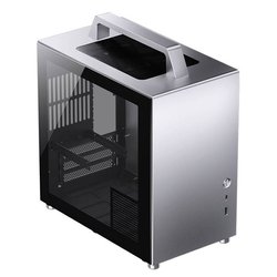 Jonsbo Jonsbo T8 PLUS Mini-ITX Gehäuse, Tempered Glass - silber Mini Tower Obudowa gamingowa, Obudowa  srebrny
