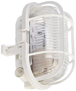 Lampa sufitowa, zewnętrzna, Zewnętrzna lampa ścienna Deko Light Syrma Oval Weiß 401011   IP44