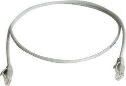 Kabel LAN Telegärtner L00000A0287, 1 szt., RJ45, CAT 6, U/UTP, 0.50 m, szary