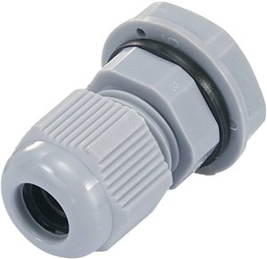 Dławnica kablowa TRU COMPONENTS TC-EGRWW21GY3203 1593320, 1 szt.
