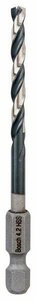 Wiertło kręte HSS Impact Control z chwytem sześciokątnym, 4,2 x 43 x 83 mm, opakowanie 1 szt. Wiertło kręte do metalu Bosch Accessories 2608577054 1 szt.