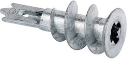 Kołek rozporowy Fischer GKM, 4 - 5 mm, do gipsu, bez śruby, zestaw, 100 szt.