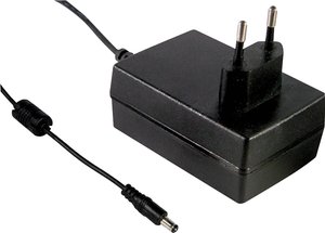Zasilacz impulsowy zasilacze wtyczkowe serii GSM25E Medical Single moc wyjściowa: 25 W Zasilacz wtyczkowy, stałonapięciowy Mean Well GSM25E15-P1J 1.66 A 25 W