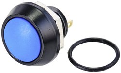 Przycisk TRU COMPONENTS GQ12B-10/J/B/A TC-10091008, 13 mm, 48 V/DC, 2 A, 1 szt.