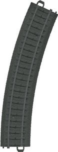 Märklin World 23130 Zestaw 6 sztuk torów z tworzywa sztucznego, tory łukowe H0