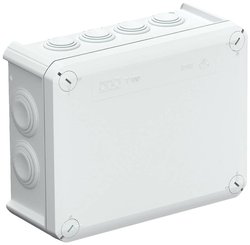 Skrzynka przyłączeniowa OBO Bettermann T160, IP66, (D x S x W) 190 x 150 x 77 mm, szaro-biały (ral 7035), 1 szt.