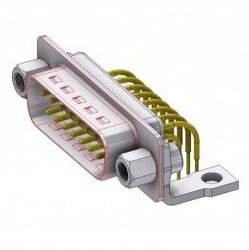 Złącze męskie D-Sub Deltron Connectors DTS15PYC/2M46UNB5, rzędy: 2, styki: 15, 90 °, 1 szt.