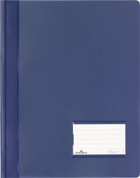Durable Skoroszyt 268007 granatowy DIN A4+ Skoroszyt Durable DURALUX 268007, 1 szt.