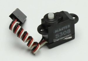 Mikro-serwo Master S308 Materiał napędu: tworzywo sztuczne Rodzaj złącza: Uni (Graupner / JR / Futaba)