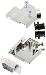 Zestaw listew męskich D-Sub encitech D45ZK09-DMP-W-K 6355-8003-21, rzędy: 2, styki: 9, 45 °, 1 szt.