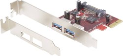 Karta kontrolera USB 3.2 Gen 1 Renkforce RF-4842576 2 Porty PCIe
