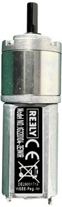 SILNIK PRZEKŁADNIOWY REELY 12V IG22-01 1:104 Motoreduktor Reely RE-7842792 1:104 1 szt.