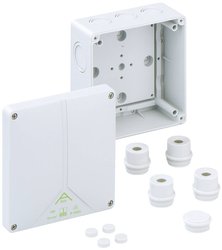 Puszka instalacyjna Spelsberg Abox 100-leer, IP65, (D x S x W) 140 x 140 x 79 mm, szary, 1 szt.