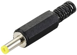Złącze męskie niskonapięciowe TRU COMPONENTS  złącze męskie proste 4.0 mm 1.7 mm 1 szt.