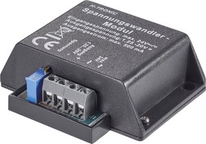 Moduł przetwornika napięcia H-Tronic, 4-24 / 1,2-12 V, zestaw