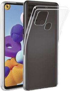 Vivanco Super Slim Futerał backcase Samsung Galaxy A21s przeźroczysty Bryzgoszczelny, Pyłoszczelna, Odporny na wstrząsy, Wodoodporny