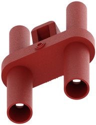 Wtyczka zwierająca bezpieczeństwa do układania w stosy, raster 19 mm, czerwona Electro PJP 2019-ARS-IEC-CD1-R 2019-ARS-IEC-CD1-R