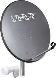 Schwaiger SPI5501SET2 jednostka zewnętrzna SAT (55 cm + podwójne LNB) dla maksymalnie 2 uczestników Schwaiger SPI5501SET2 Antena satelitarna bez odbiornika Ilość uczestników: 2