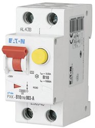 Wyłącznik instalacyjny Eaton 236946 RCD / MCB połączenie PXK-B10/1N/0, 03A