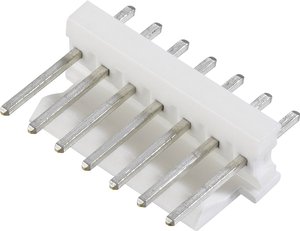 Listwa kołkowa, męska, standardowa TE Connectivity MTA-100 640456-4, wire-to-wire, piny: 4, 5 A, 1 szt.