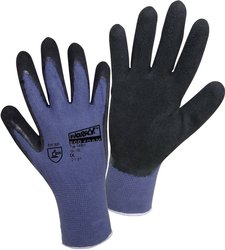 Rękawice robocze L+D worky ECO LATEX FOAM 14901-11, Rozmiar rękawic: 11, XXL, niebieski, czarny