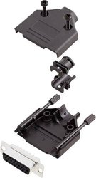 Zestaw listew żeńskich D-Sub encitech DTPK-P-15-HDS26-K 6355-0053-12, rzędy: 3, styki: 26, 180 °, 1 zest.