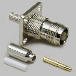 Złącze TNC odwrócone BKL Electronic  0405040/D złącze żeńskie z kołnierzem 50 Ω 1 szt.